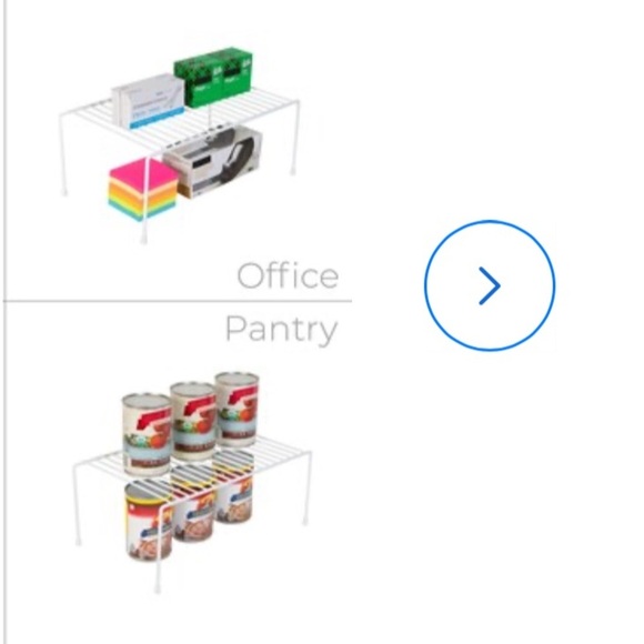 Closet Pantry Shelf Organizer Riser Set of 2 NEW Spring Cleaning Tool 2 x Space - Picture 7 of 7